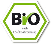 Bio Siegel für Biowein, welcher Wein aus Trauben aus ökologischem Anbau ist
